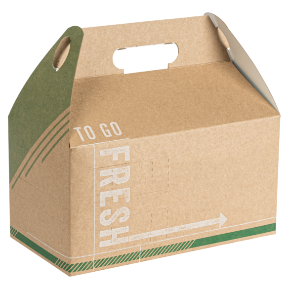 015870839 &quot;To Go Fresh&quot;  9.5&quot;x5&quot;x5&quot; Barn Box - 100