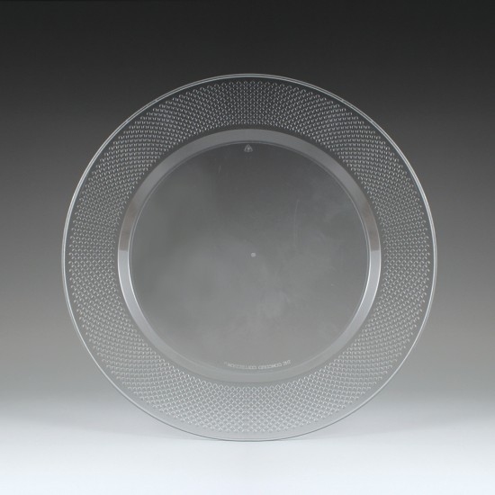 CC10016 Concord Clear 10.25&quot; Full Size Dinner Plates -