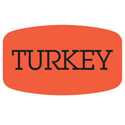 EP-049 &quot;Turkey&quot; Labels - 1000