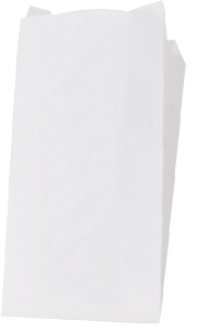 300331 White 4.75x 3&quot; x 12&quot; Deli Carryout Paper/Poly