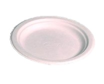 42RP06/43RP06 White 6&quot; Round  Fiber Paper Plates - 