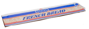 190516857 &quot;French Bread&quot;  4.5&quot; x 2.5&quot; x 28&quot; Print Bag 