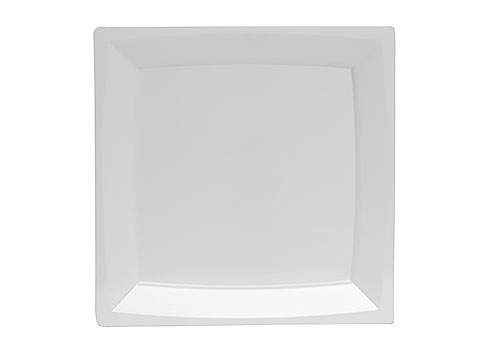 MS9W Milan White 9&quot; Square Luncheon Plates - 168(14/12)